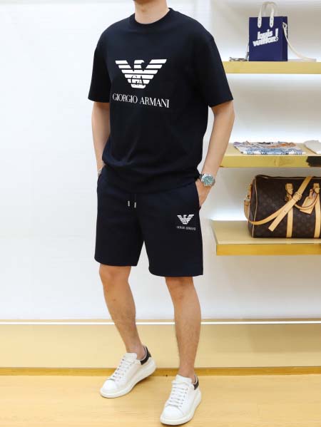 2025年4月2日入荷新作ARMANI夏メンズ 上下セットM-5XL/zhan工場