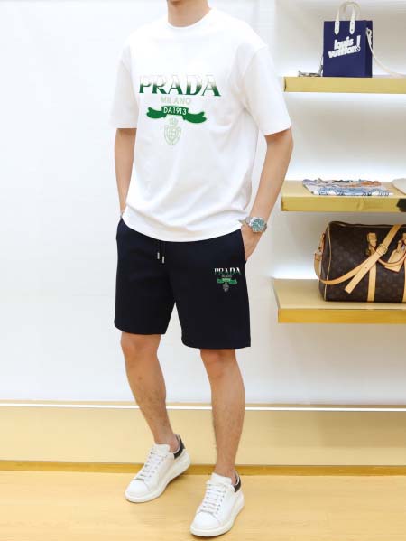 2025年4月2日入荷新作PRADA夏メンズ 上下セットM-5XL/zhan工場