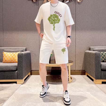 2025年4月2日入荷新作GUCCI夏メンズ 上下セットM-5XL/zhan工場