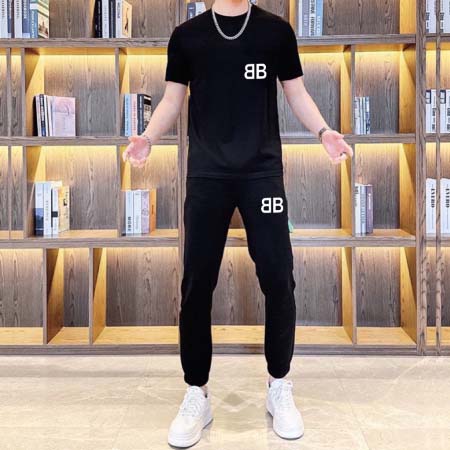 2025年4月2日入荷新作BALENCIAGA夏メンズ 上下セットM-5XL/zhan工場