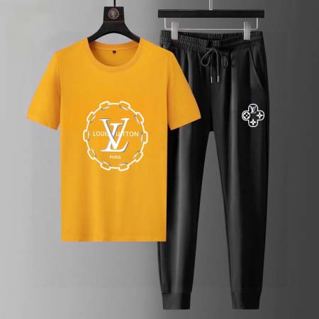 2025年4月2日入荷新作Louis Vuitton夏メンズ 上下セットM-5XL/zhan工場