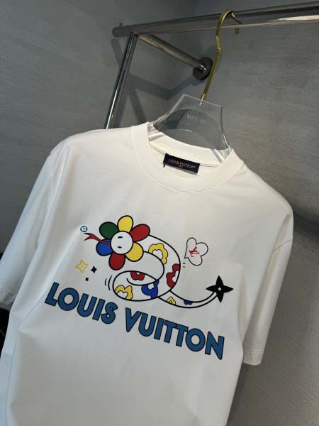 2025年4月4日入荷新作Louis Vuitton半袖 Tシャツ高級品/LD工場