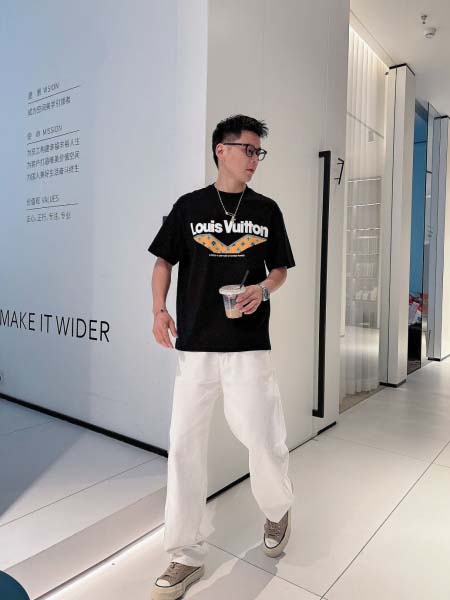 2025年4月6日入荷新作Louis Vuitton半袖 Tシャツ高級品/LD工場