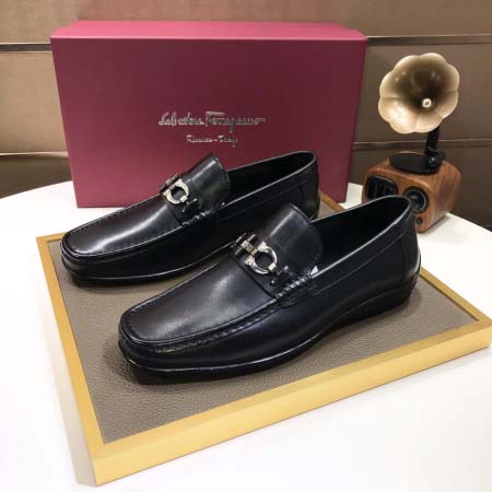 2025年4月10日入荷新品Ferragamoおすすめ人気メンズ靴本革製ギフト/誕生日/TL工場
