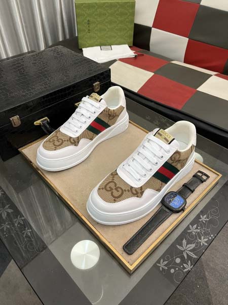 2025年4月10日入荷新品GUCCIカジュアルシューズ/スニーカー｜メンズ革靴本革製ギフト/誕生日/TL工場