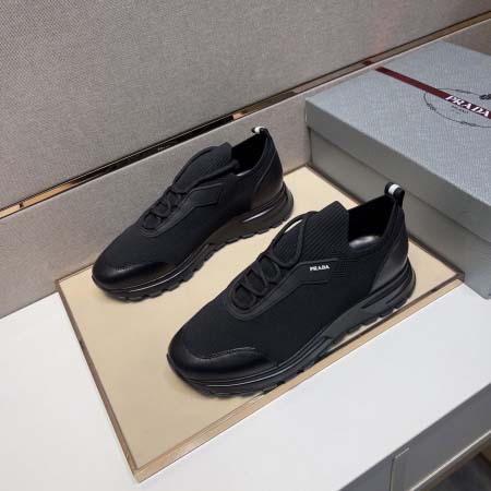 2025年4月10日入荷新品Pradaカジュアルシューズ/スニーカー｜メンズ革靴本革製ギフト/誕生日/TL工場