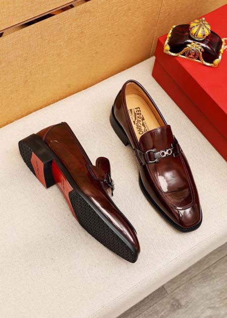 2025年4月11日入荷新品Ferragamoカジュアルシューズ/スニーカー｜メンズ革靴本革製ギフト/誕生日/TL工場