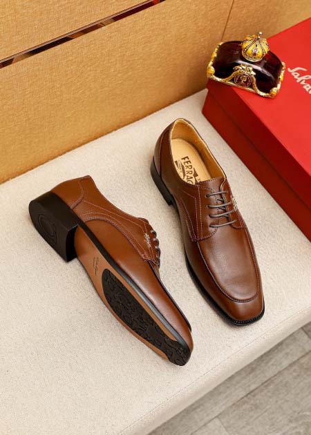 2025年4月11日入荷新品Ferragamoカジュアルシューズ/スニーカー｜メンズ革靴本革製ギフト/誕生日/TL工場