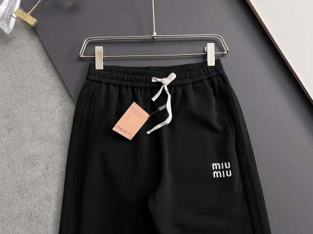 2025年4月15日入荷春夏 新作Miumiuスウェットパンツ 高級なプレゼント/誕生日プレゼント/高品質/メンツ/記念品/ wenzhou工場
