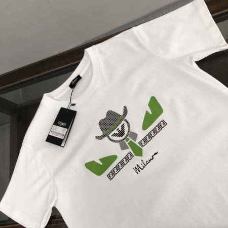 2025年4月22日入荷新作FENDI 半袖 Tシャツ★誕生日プレゼント/ファッションの流行/贈り物/YI+YI工場M-XXXL
