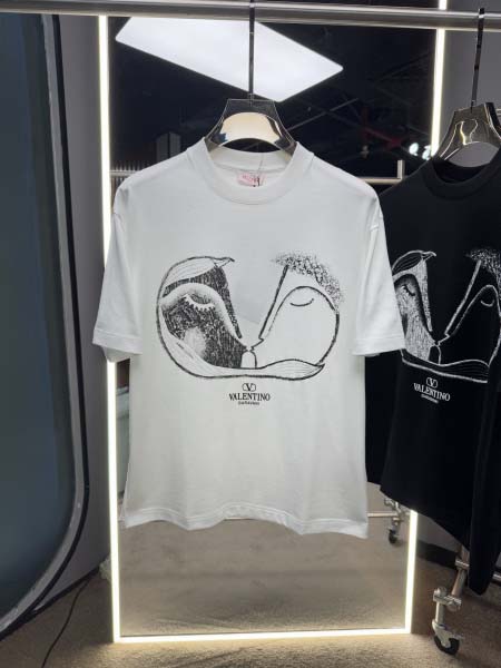 2025年4月24日入荷新作VALENTINO半袖Tシャツ 原版复刻高級品香港の会社超厳選★入手困難/誕生日プレゼント/yinx工場M-3XL