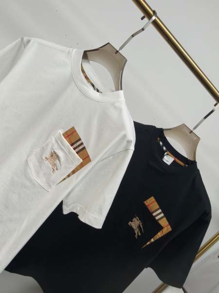 2025年4月26日入荷新作Burberry半袖Tシャツ 原版复刻高級品香港の会社超厳選★入手困難/誕生日プレゼント/yinx工場