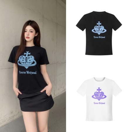 2025年4月29日入荷春夏新作vivienne半袖 Tシャツ can工場