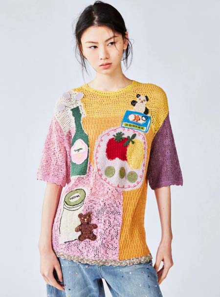 2025年4月30日入荷春夏新作ニットTシャツ can工場