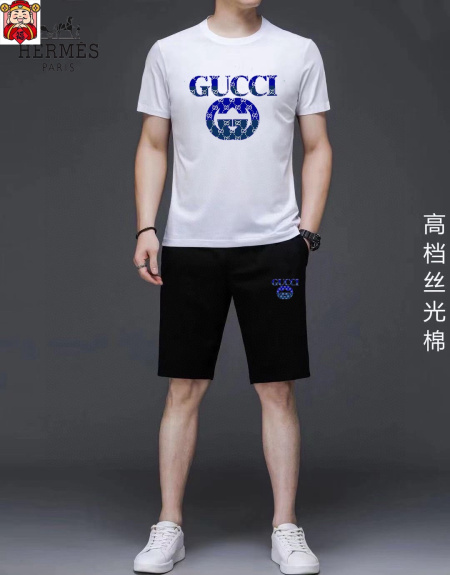 2025年4月1日入荷新作GUCCI夏メンズ 上下セットM-...
