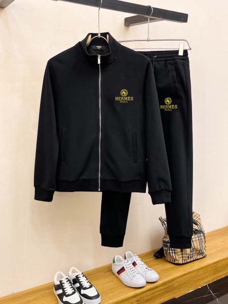 2025年4月1日入荷新作HERMES春秋メンズ 上下セット...