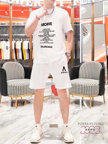 2025年4月2日入荷新作BALENCIAGA夏メンズ 上下...