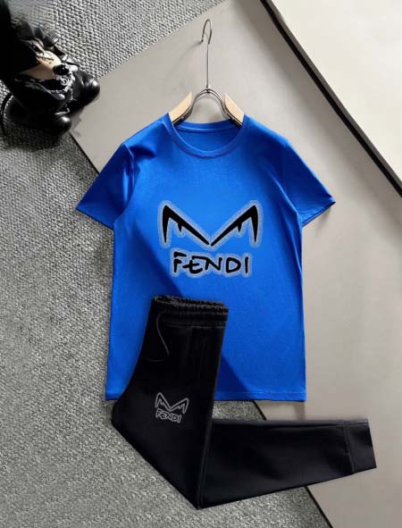 2025年4月2日入荷新作FENDI夏メンズ 上下セットM-...