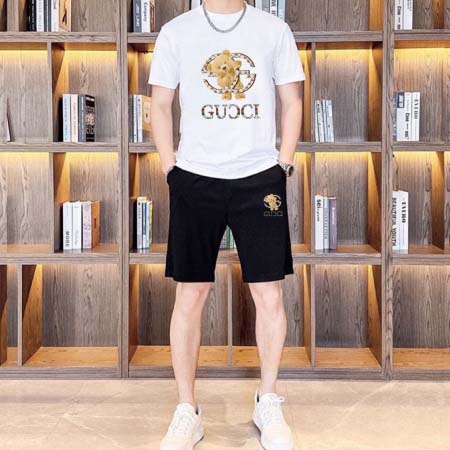 2025年4月2日入荷新作GUCCI夏メンズ 上下セットM-...