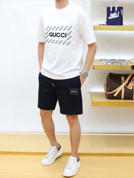 2025年4月2日入荷新作GUCCI夏メンズ 上下セットM-...