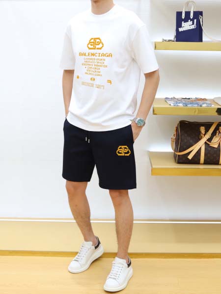 2025年4月2日入荷新作BALENCIAGA夏メンズ 上下...