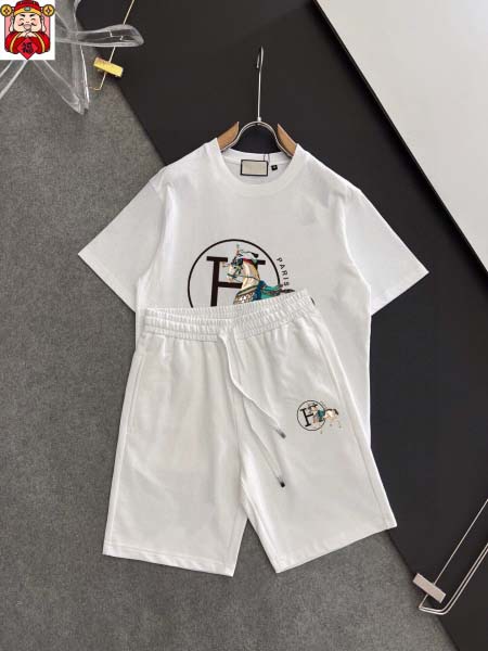 2025年4月2日入荷新作HERMES夏メンズ 上下セットM...