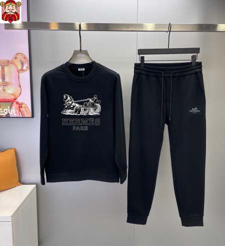 2025年4月2日入荷新作HERMES春秋メンズ 上下セット...
