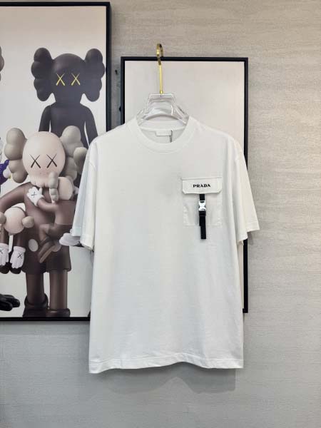 2025年4月6日入荷新作Prada半袖 Tシャツ高級品/L...