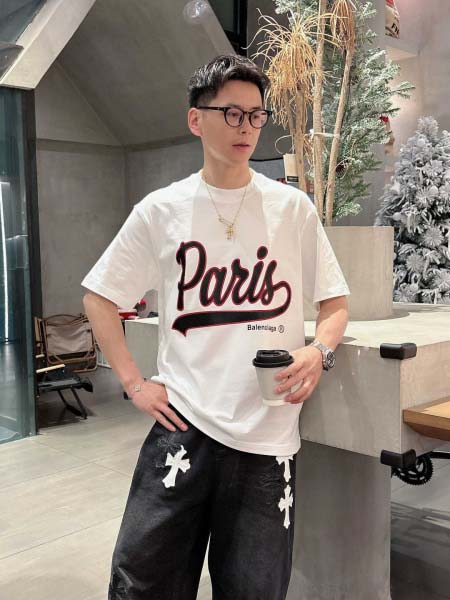 2025年4月6日入荷新作BALENCIAGA半袖 Tシャツ...