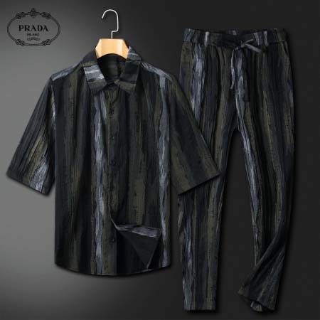 2025年4月9日入荷新作Prada 夏上下セット 超厳選★...