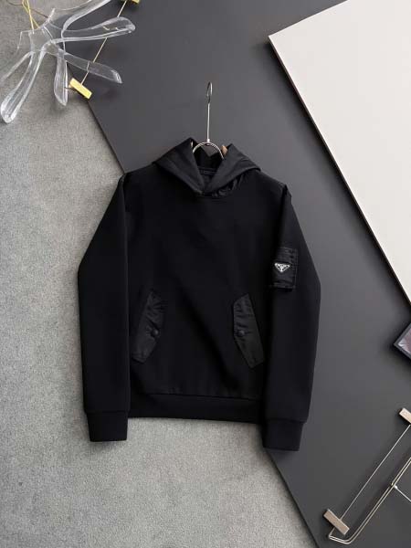 2025年4月13日入荷春夏 新作Pradaパーカー高級なプ...