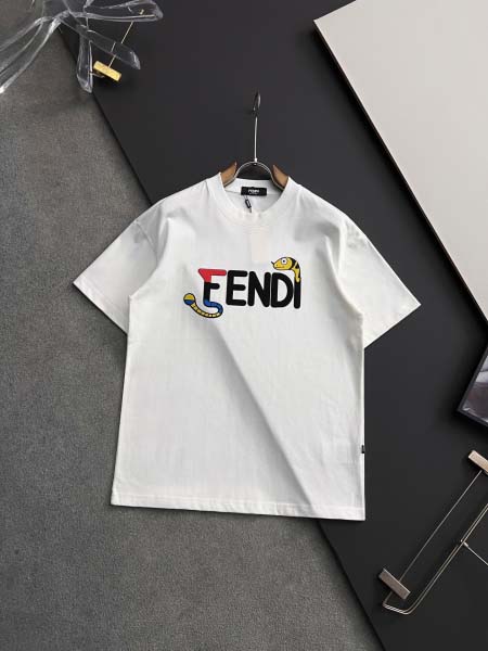 2025年4月15日入荷春夏 新作Fendi半袖 tシャツ高...