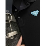 2025年4月19日入荷新作PRADA半袖ポロシャツ 超厳選★誕生日プレゼント/結婚祝い/内祝い/贈り物/YI+YI工場S-XXL