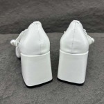 2025年4月22日入荷新品MiuMiu女性用原版復刻 ブランド靴本革製ギフト/誕生日/CT工場35-41