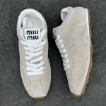 2025年4月23日入荷新品Miumiu女性用原版復刻 ブランド靴本革製ギフト/誕生日/CT工場