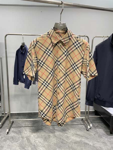 2025年4月26日入荷新作Burberry半袖 シャツ 原版复刻高級品香港の会社超厳選★入手困難/誕生日プレゼント/yinx工場