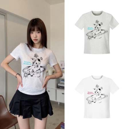 2025年4月29日入荷春夏新作vivienne半袖 Tシャ...