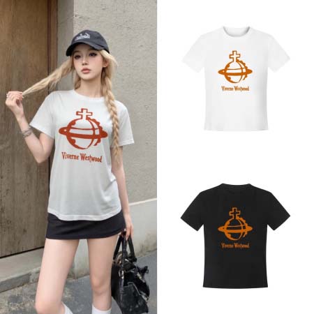 2025年4月29日入荷春夏新作vivienne半袖 Tシャ...