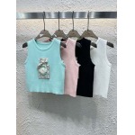 2025年4月30日入荷春夏新作Chanelニットタンクトップ can工場