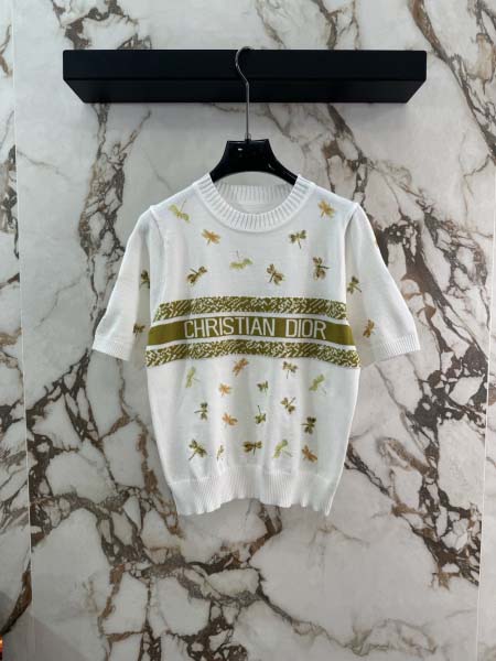 2025年4月30日入荷春夏新作DIORニットTシャツ ca...