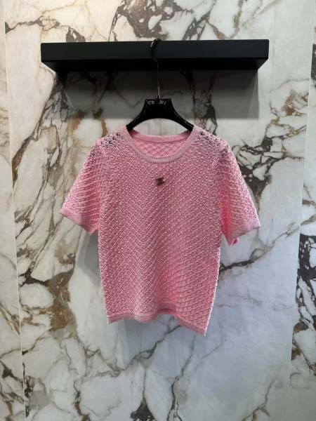 2025年4月30日入荷春夏新作ChanelニットTシャツ ...