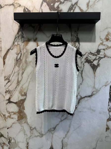 2025年4月30日入荷春夏新作Chanelニット タンクト...
