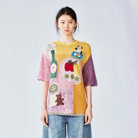 2025年4月30日入荷春夏新作ニットTシャツ can工場