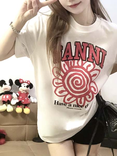 2025年5月1日入荷新作GANNI半袖 Tシャツ誕生日プレ...