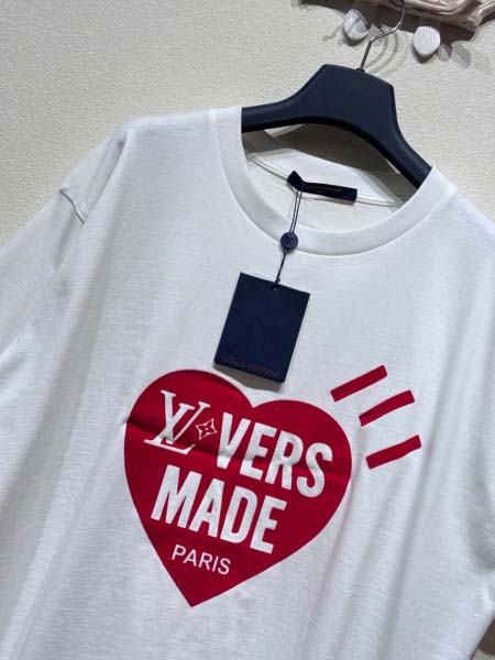2025年5月27日入荷新作Louis Vuitton半袖 tシャツ男女兼用高品質★ファッション/誕生日プレゼント/贈り物/SD工場