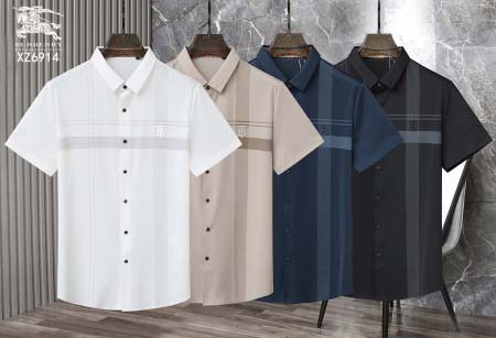 2025年5月7日入荷新作burberry紳士半袖 シャツ安...