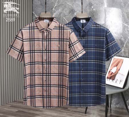 2025年5月7日入荷新作Burberry紳士半袖 シャツ安...