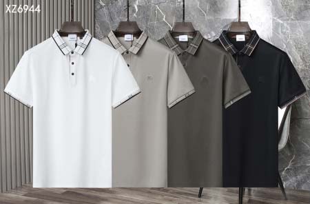 2025年5月7日入荷新作Burberry紳士半袖ポロシャツ...