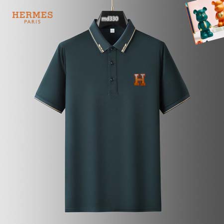 2025年5月9日入荷新作HERMES半袖ポロシャツ安価で人...