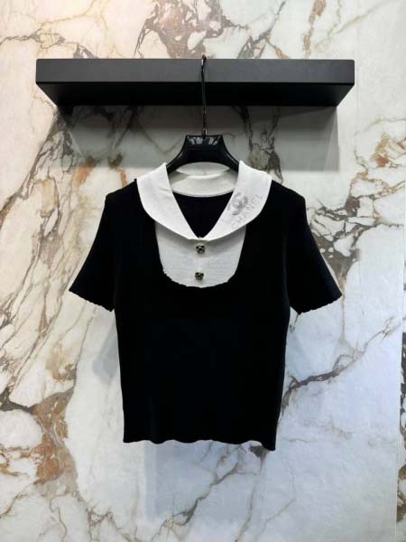 2025年6月9日入荷春夏新作Chanelニット半袖ファッション/誕生日プレゼント/贈り物 can工場